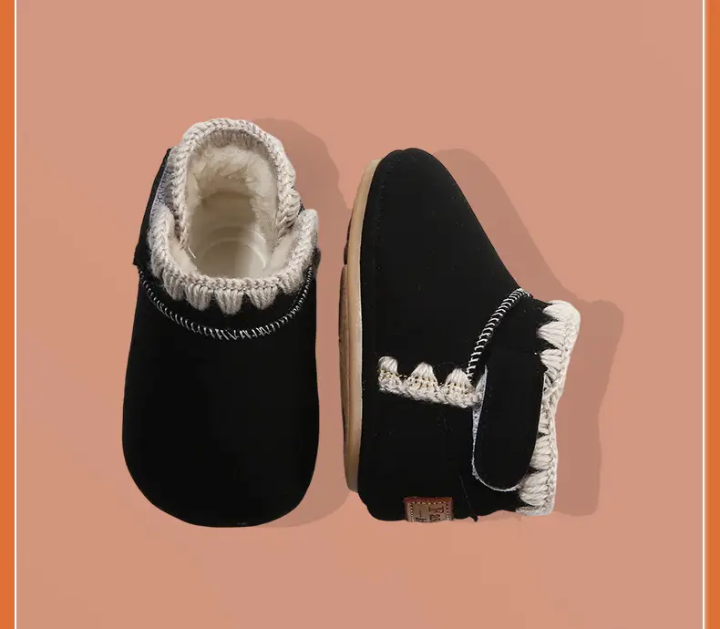 Baby Cotton Snow Boots 6-12M Soft Fleece Lined — feature 31