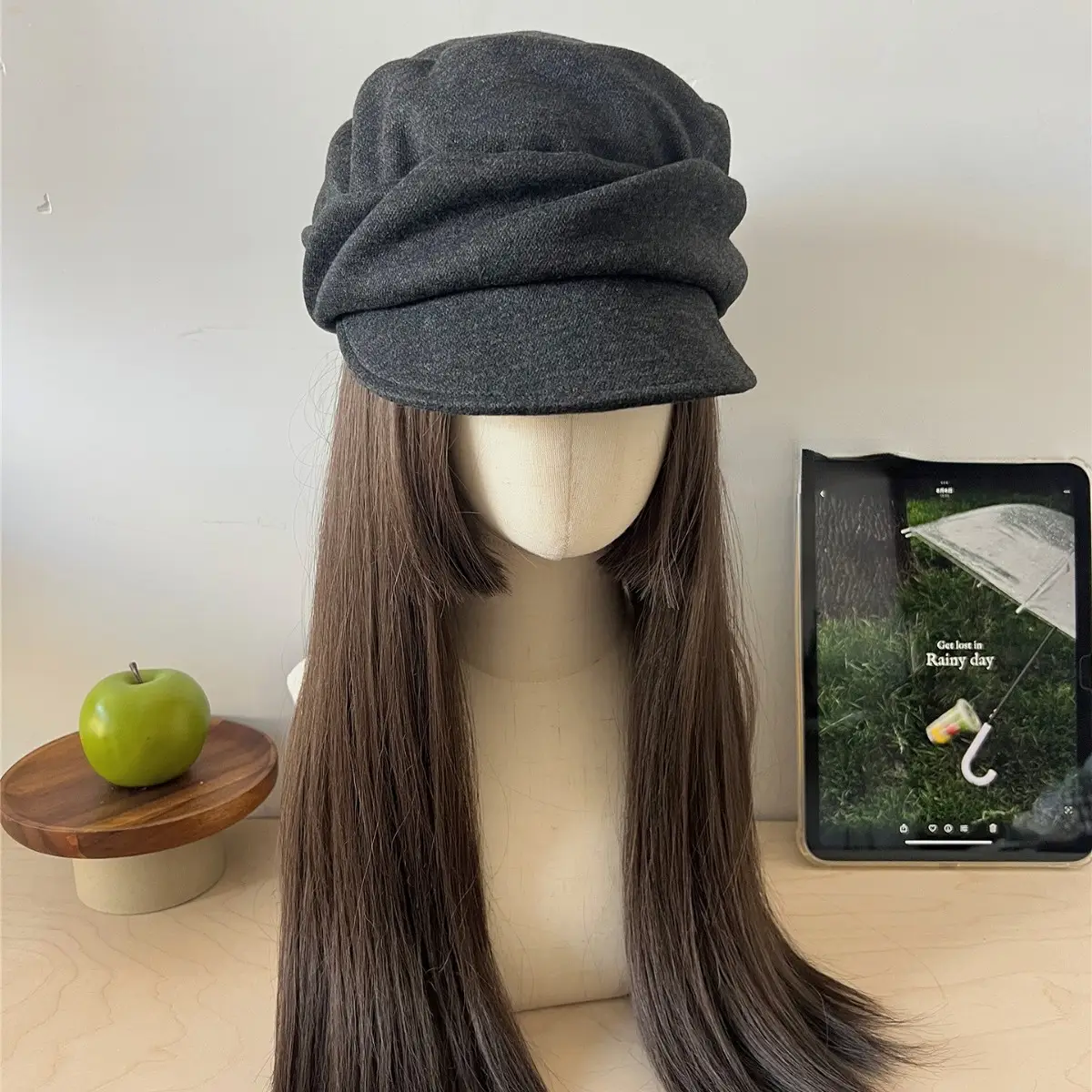Wool Blend Equestrian Hat for Women Flat Top - Image 5