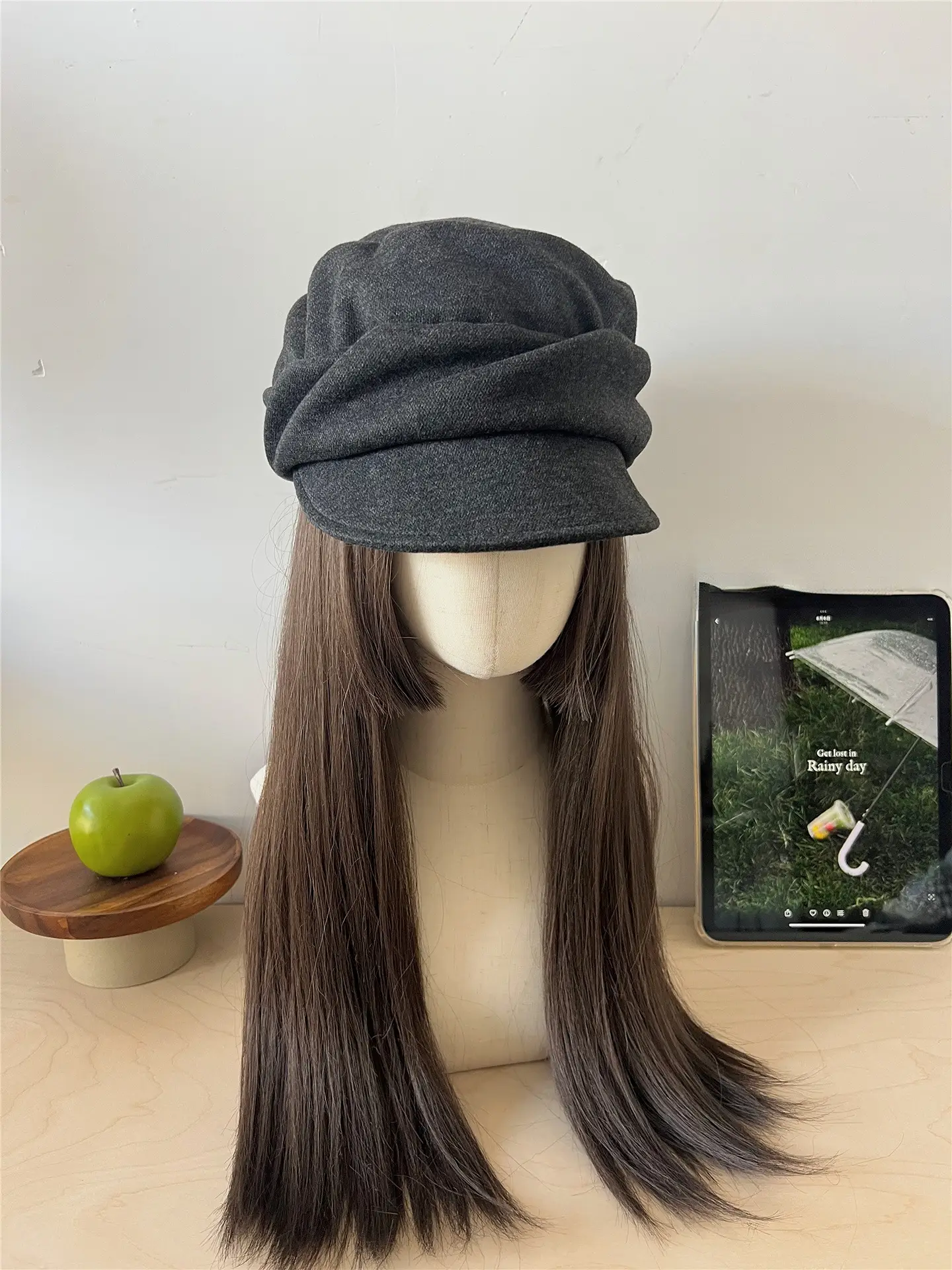 Wool Blend Equestrian Hat for Women Flat Top — feature 13