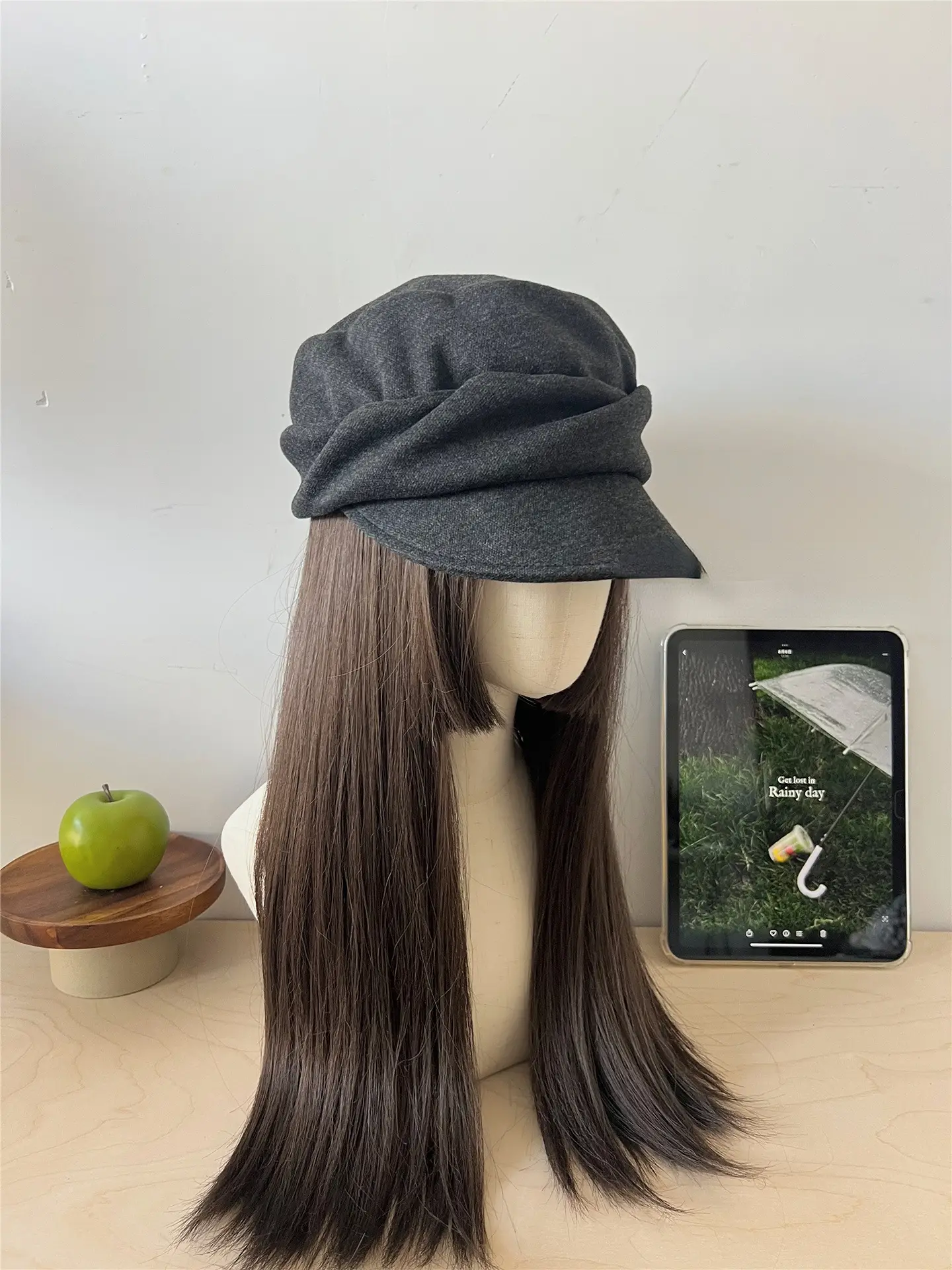 Wool Blend Equestrian Hat for Women Flat Top — feature 14