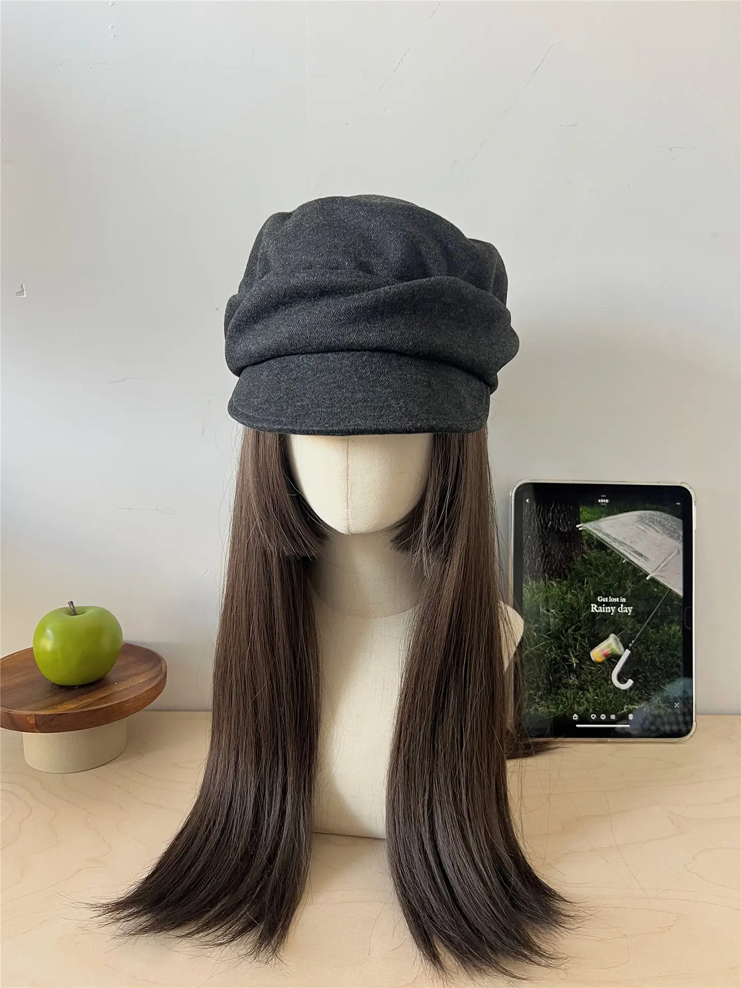 Wool Blend Equestrian Hat for Women Flat Top — feature 15