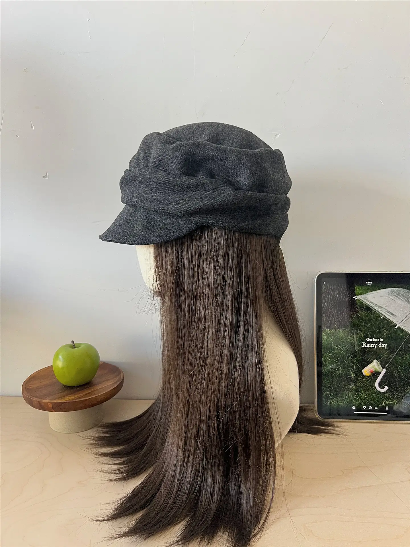Wool Blend Equestrian Hat for Women Flat Top — feature 16