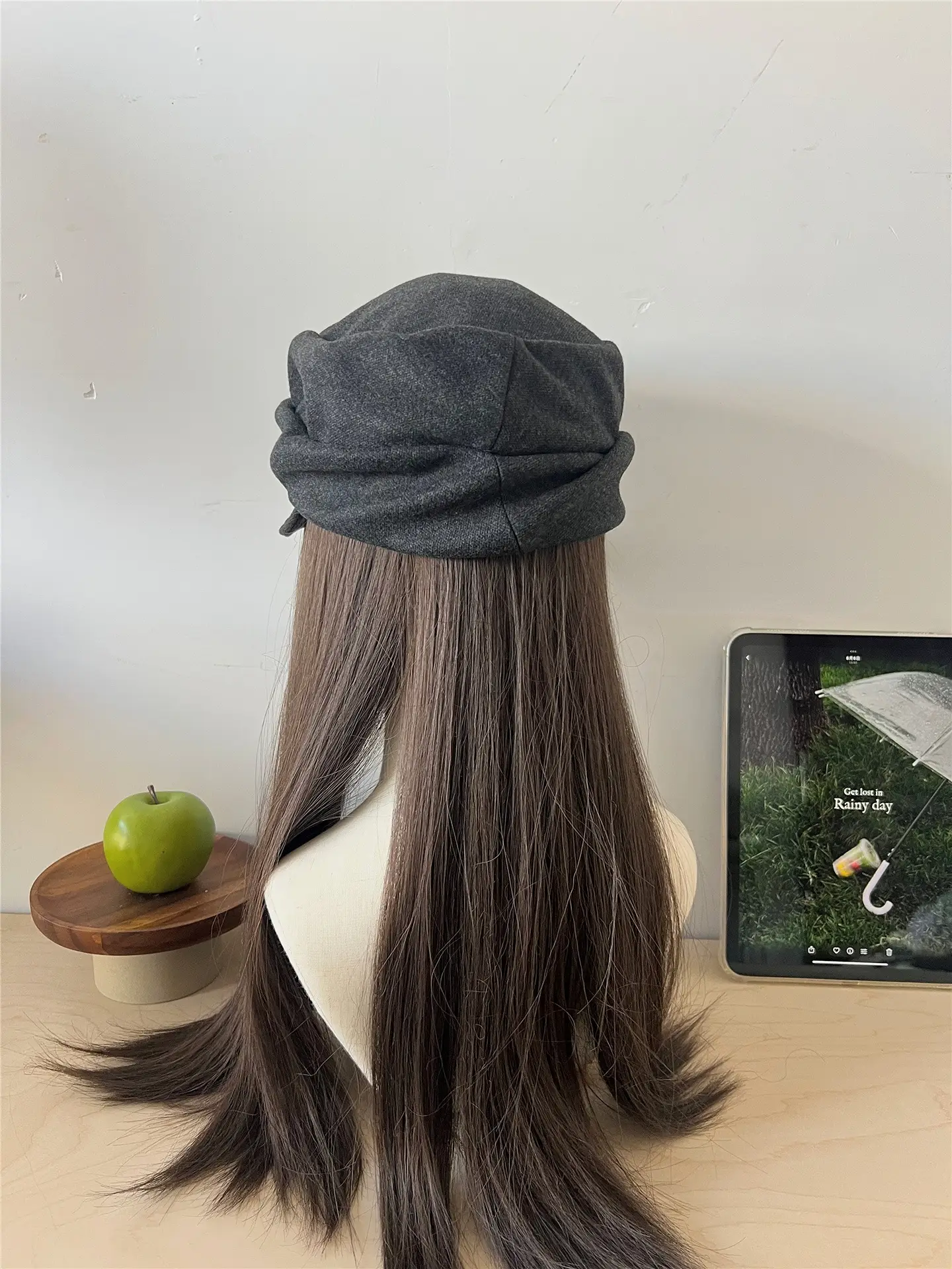Wool Blend Equestrian Hat for Women Flat Top — feature 17