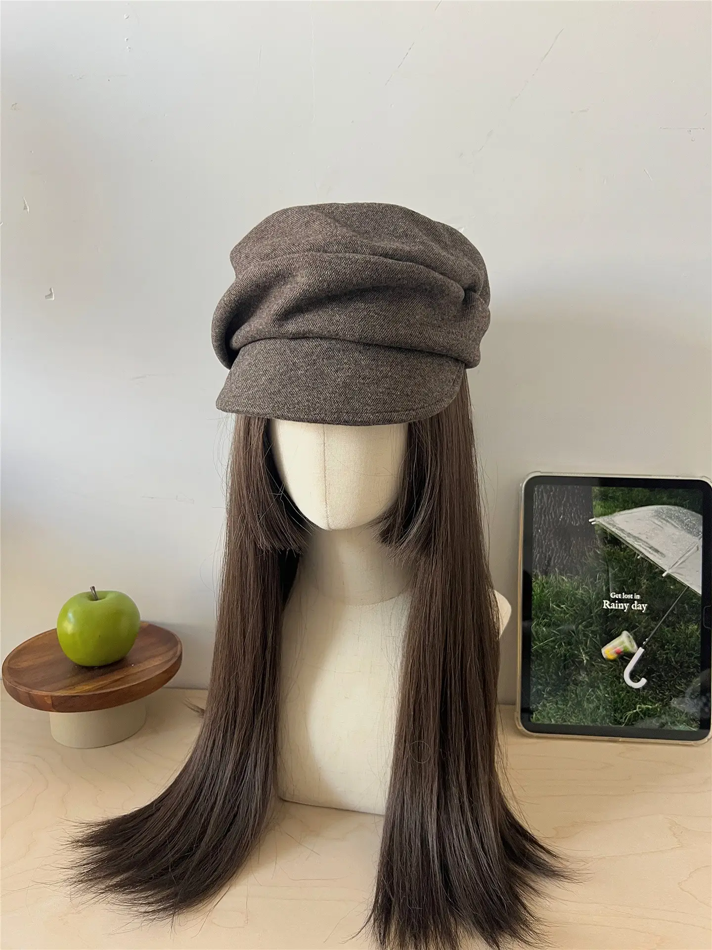 Wool Blend Equestrian Hat for Women Flat Top — feature 3
