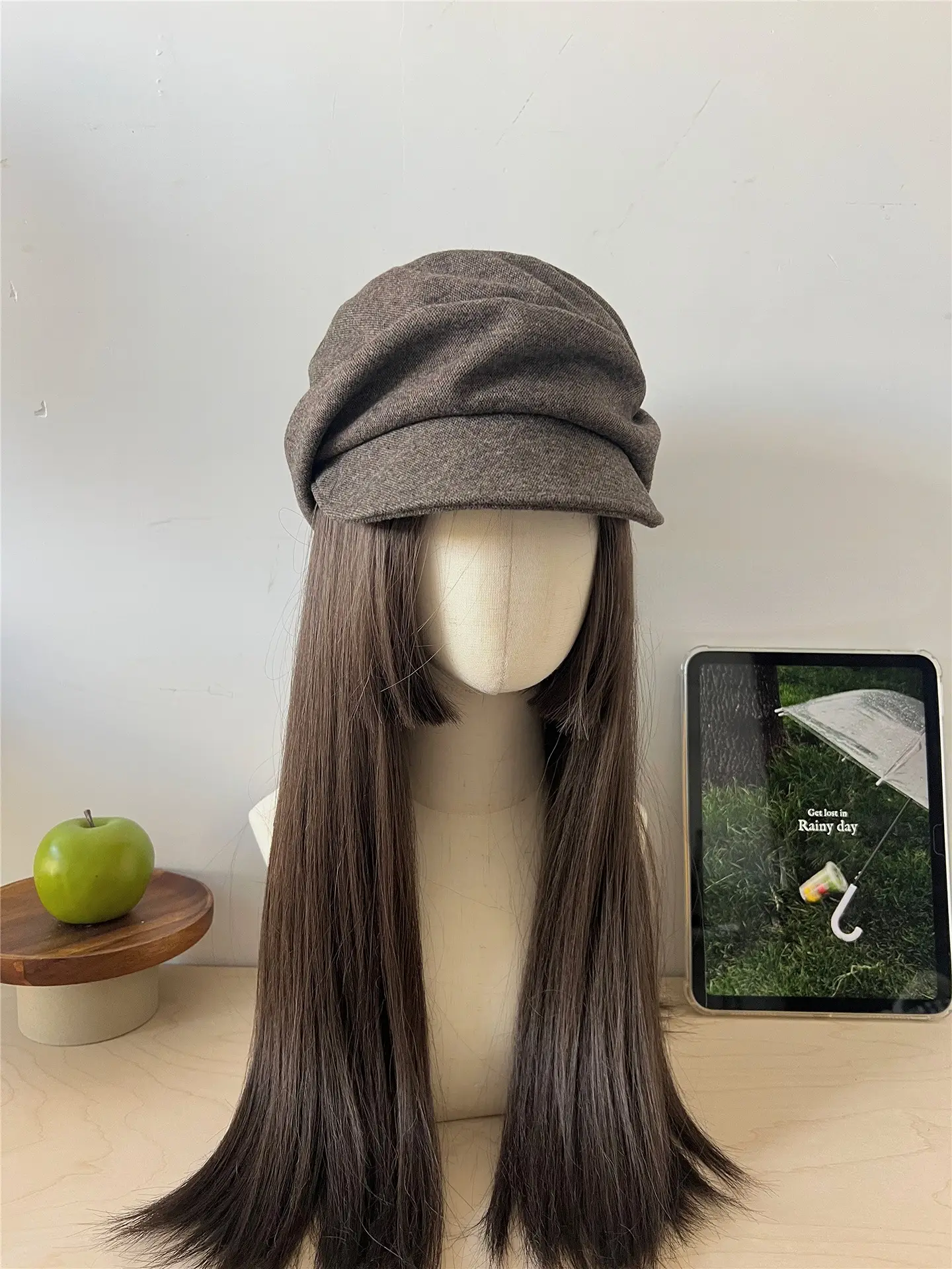 Wool Blend Equestrian Hat for Women Flat Top — feature 4