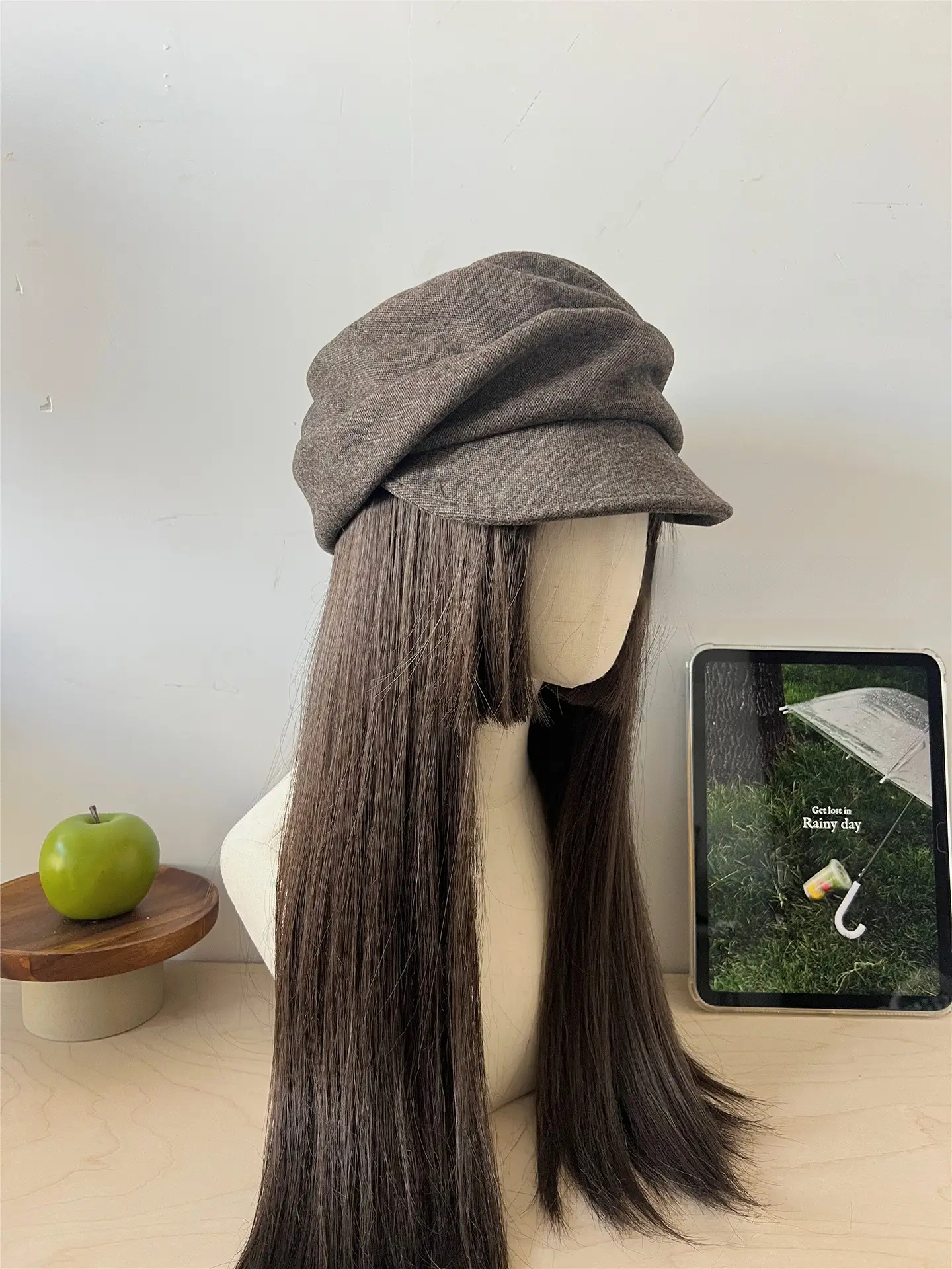 Wool Blend Equestrian Hat for Women Flat Top — feature 5