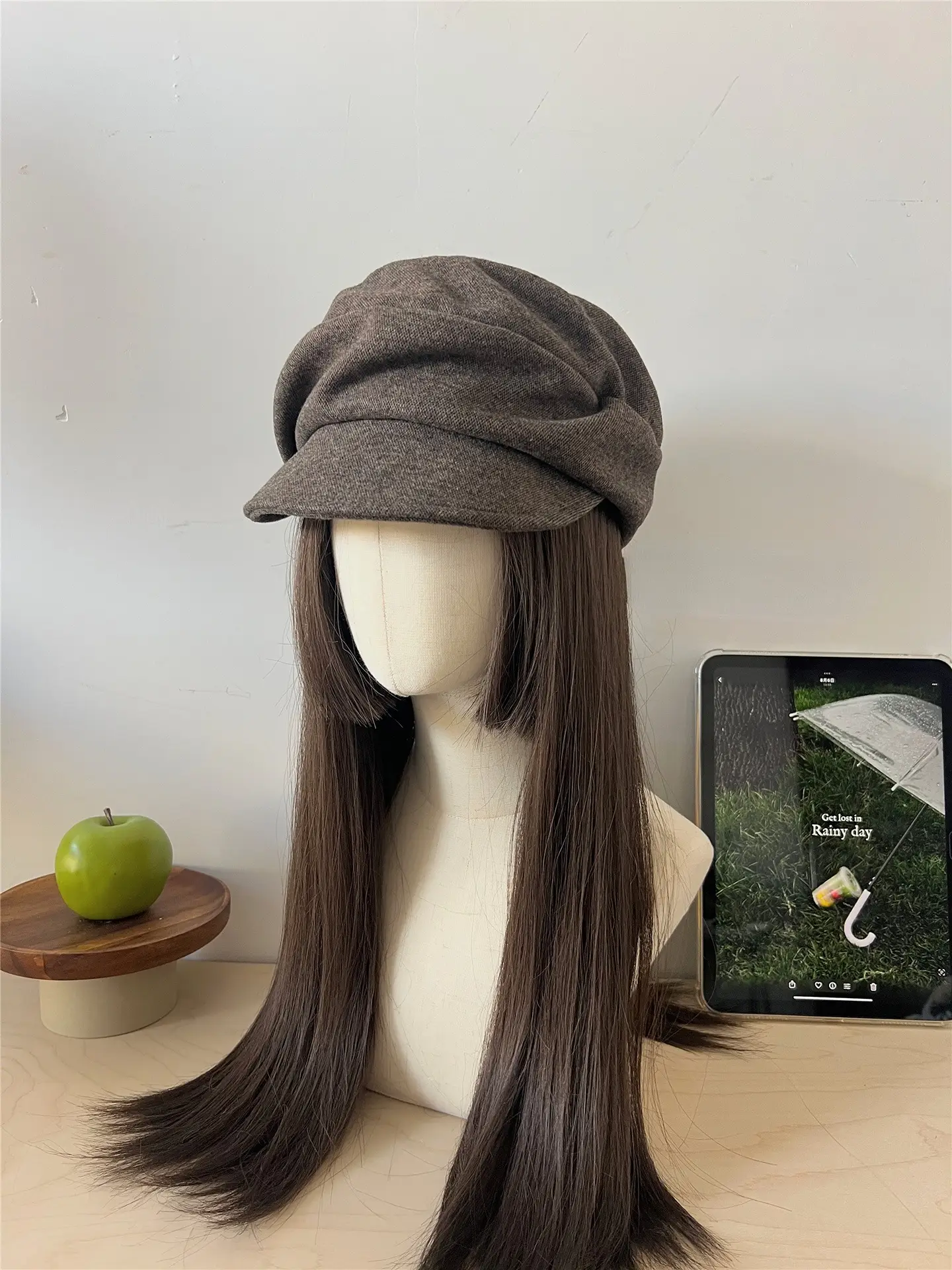 Wool Blend Equestrian Hat for Women Flat Top — feature 7