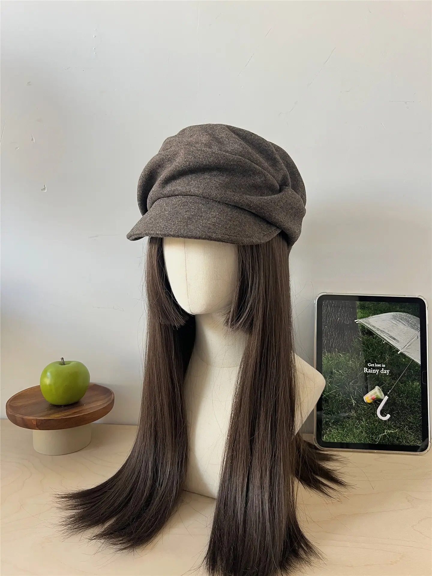 Wool Blend Equestrian Hat for Women Flat Top — feature 8