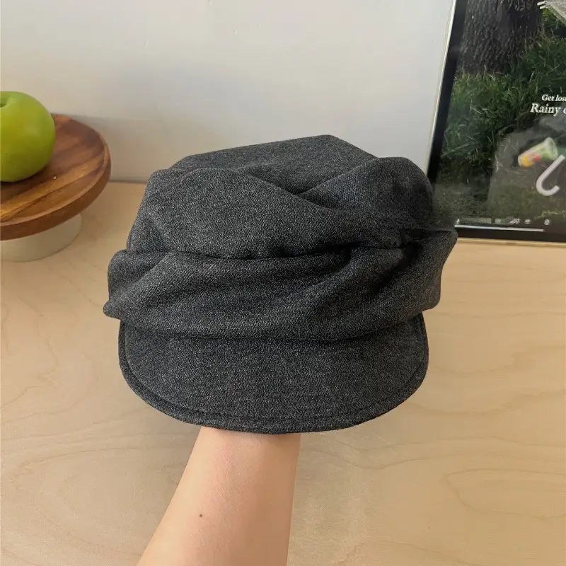 Wool Blend Equestrian Hat for Women Flat Top