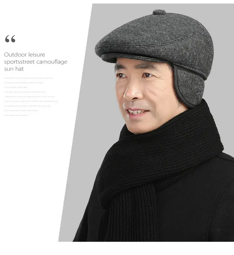 Wool Dad Hat for Men Spring Autumn Winter — feature 17