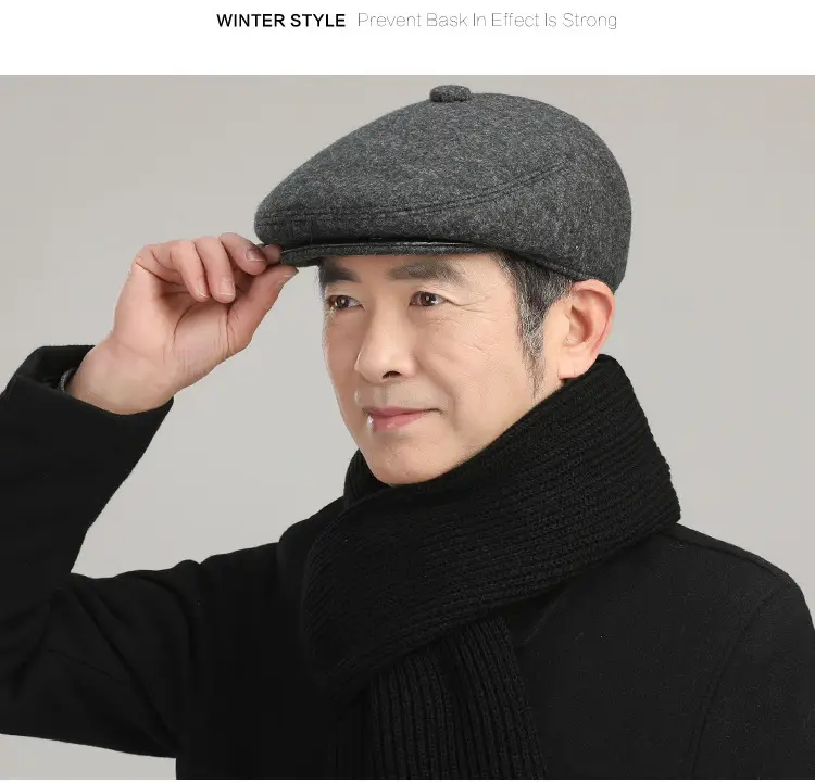 Wool Dad Hat for Men Spring Autumn Winter — feature 19