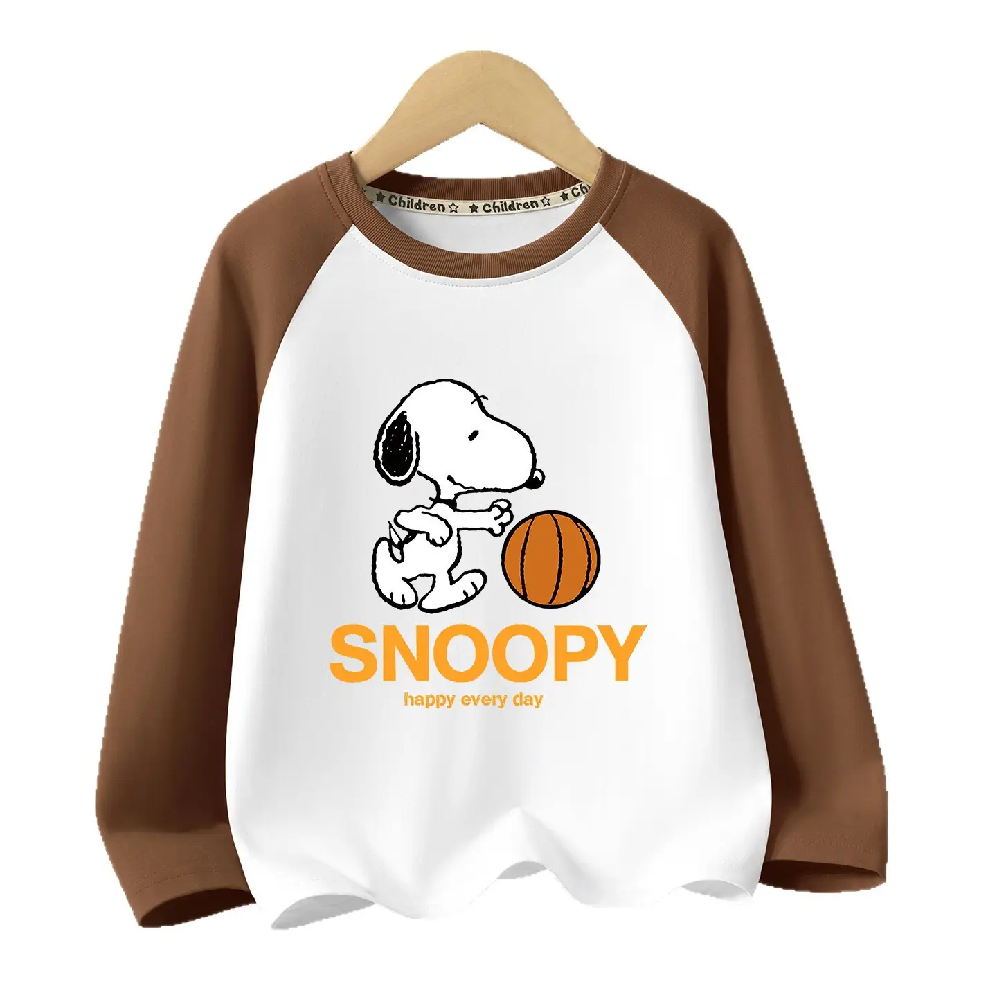 Snoopy Pure Cotton Long Sleeve T-Shirt Boys 2025 - Image 32