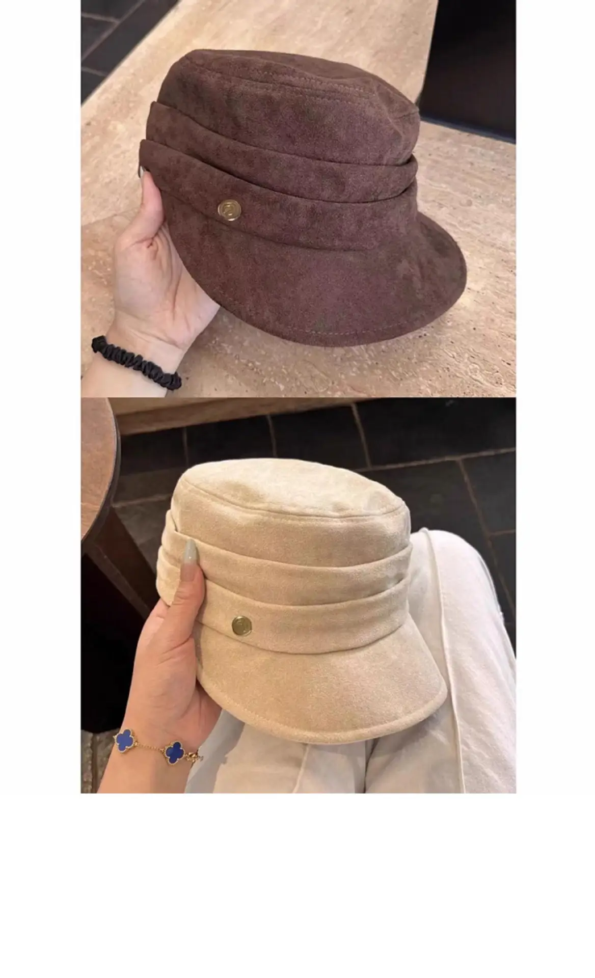 Women Black Duck-Bill Beret Hat 2025 New Autumn Winter Face Show — feature 4