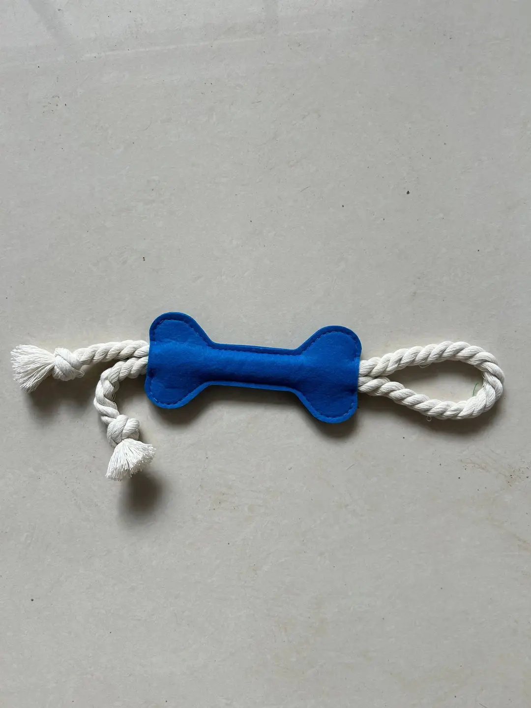 Cross-Border Pet Toys Chewing Toys Ready-Made Felt Bone-Shaped Dog Portable Teething Bone Stick