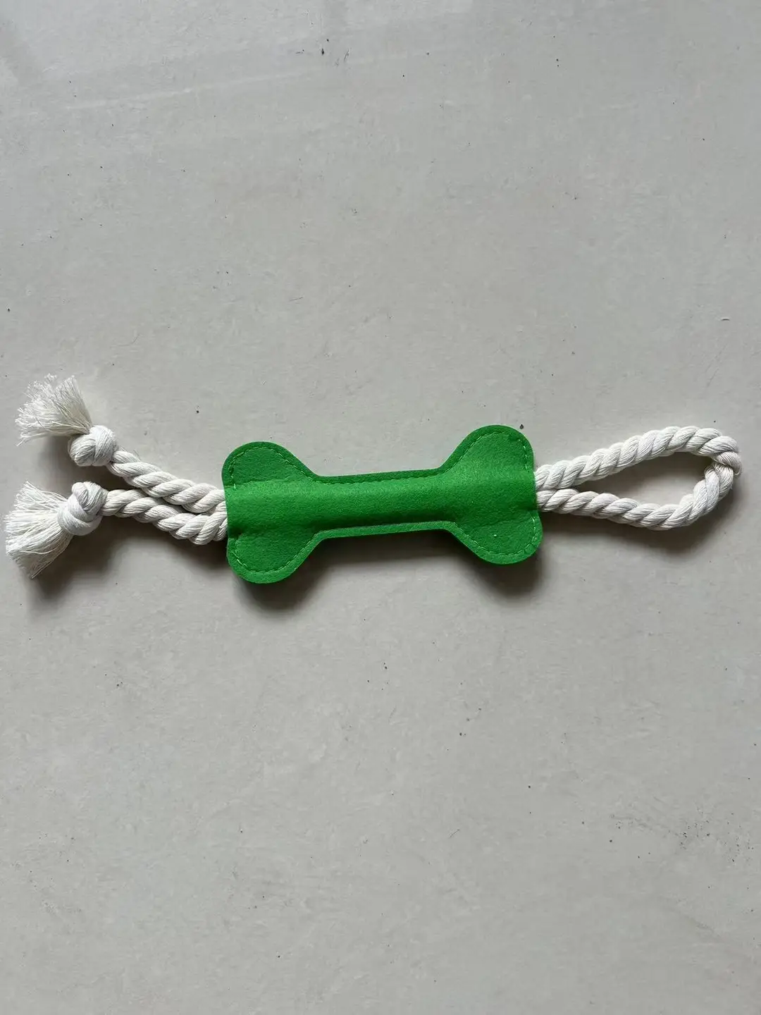Cross-Border Pet Toys Chewing Toys Ready-Made Felt Bone-Shaped Dog Portable Teething Bone Stick