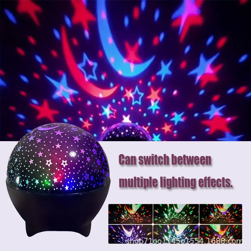 5V Starry Sky LED Projection Night Light Ball — feature 1