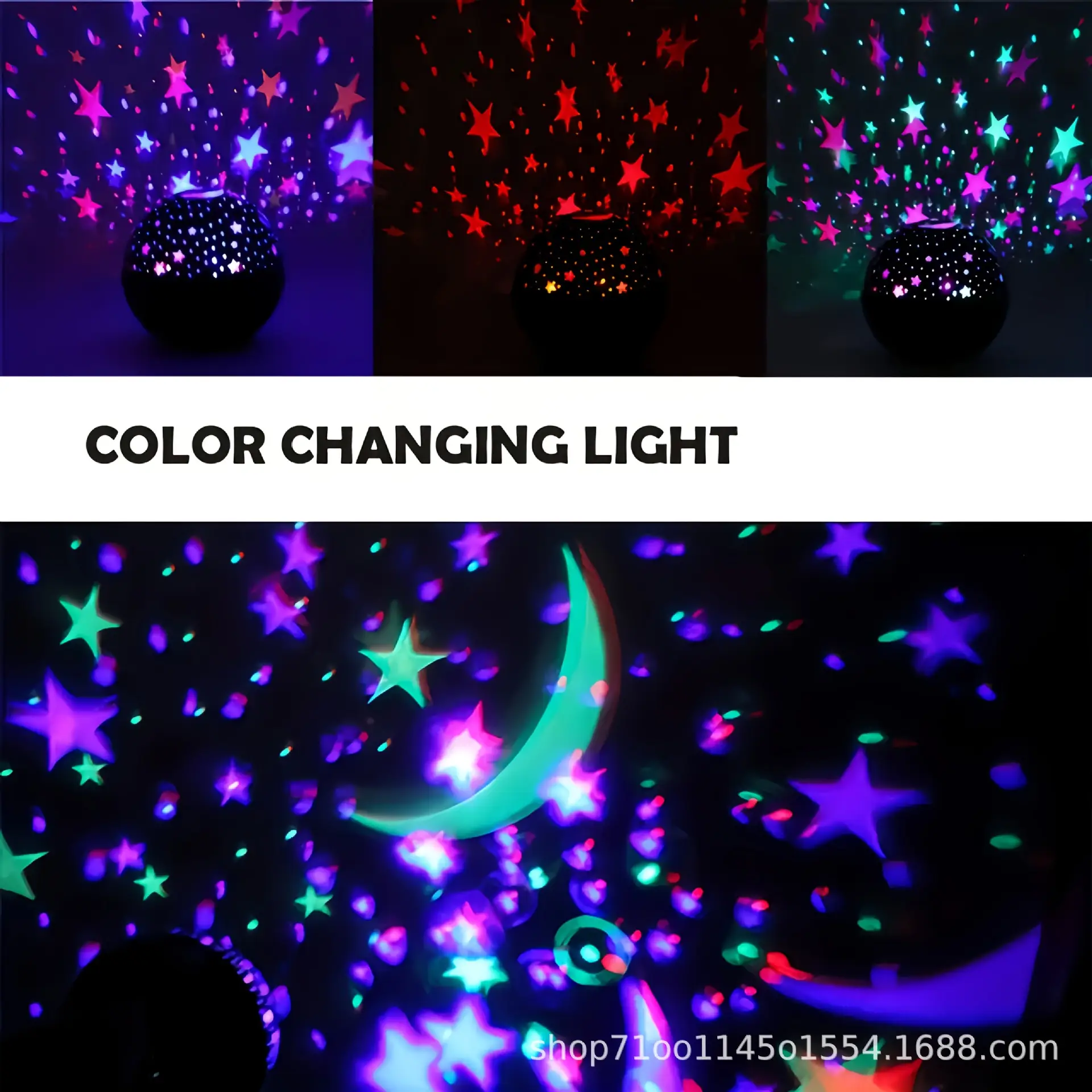 5V Starry Sky LED Projection Night Light Ball — feature 2