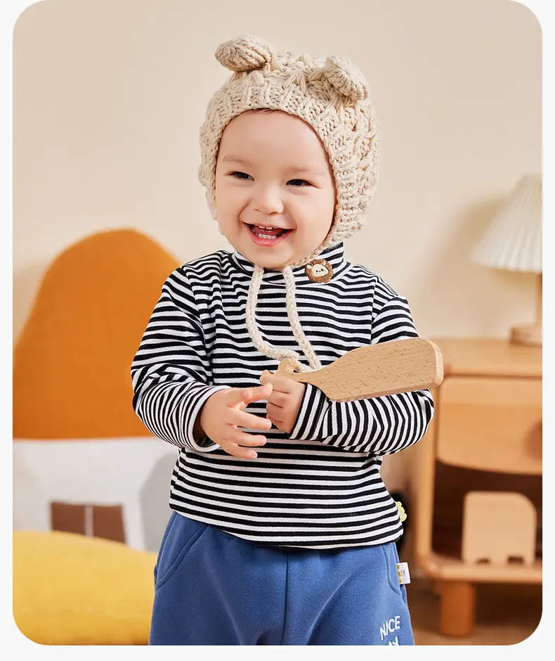 Baby Long Sleeve T-Shirt Winter Boys Bottoming Set — feature 14