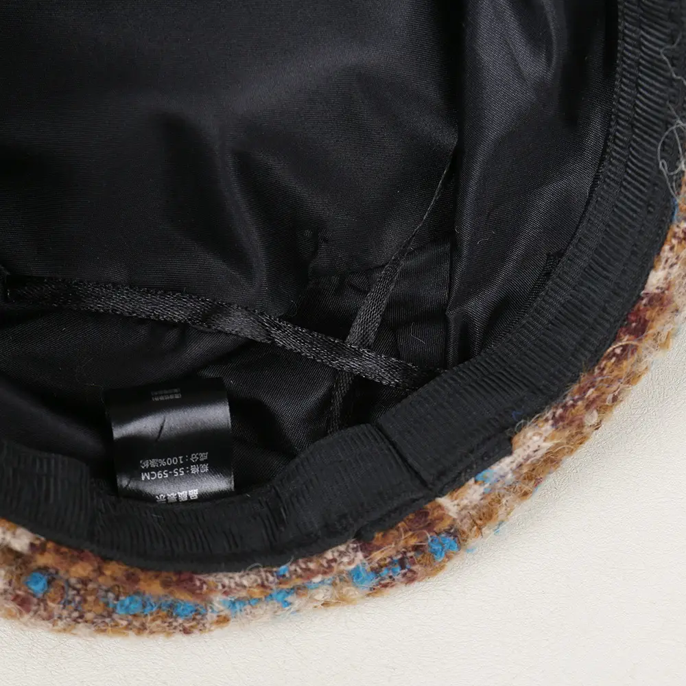 Korean Style Women's Autumn Winter Tweed Cap - Image 10