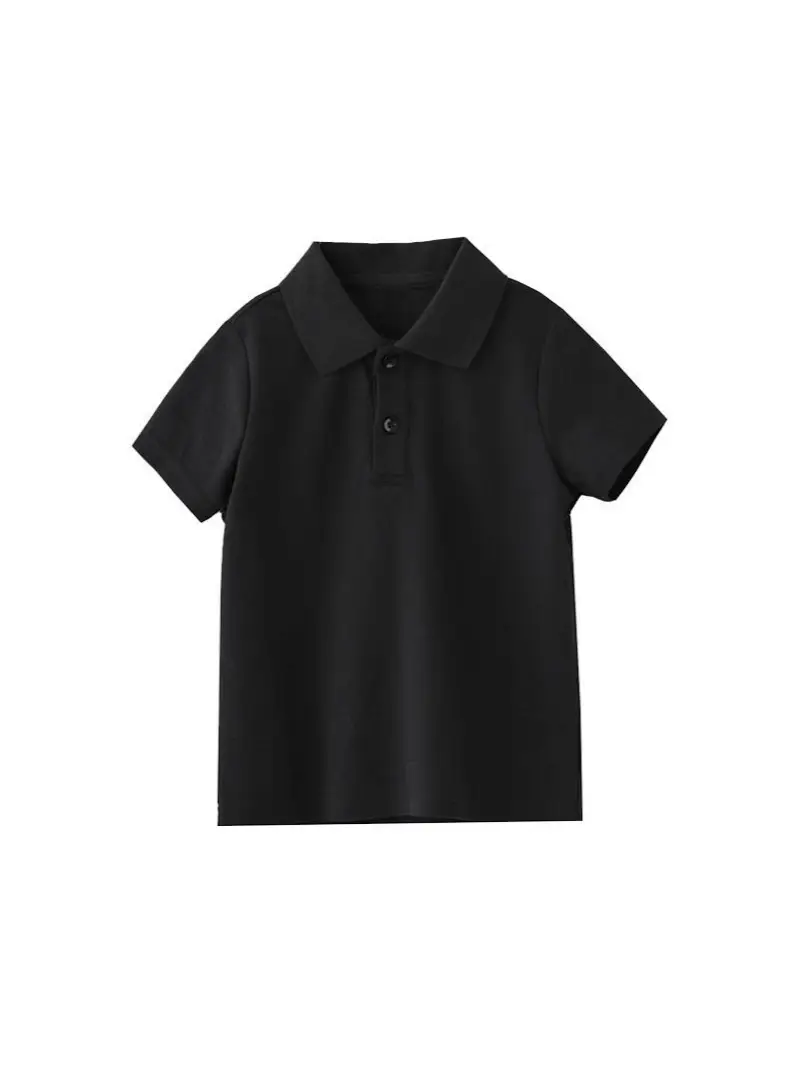 Children's Blue Polo T-Shirt Boys Girls Primary School Uniforms - Image 8