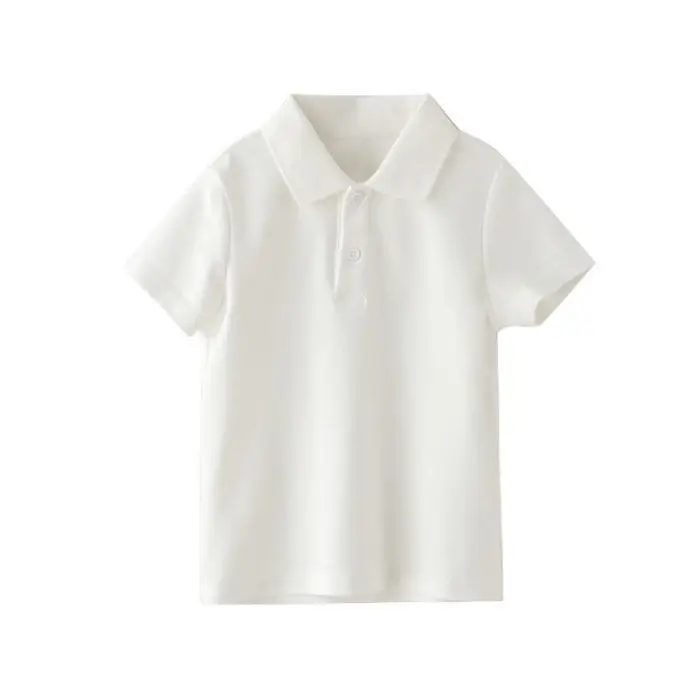 Children's Blue Polo T-Shirt Boys Girls Primary School Uniforms — feature 5