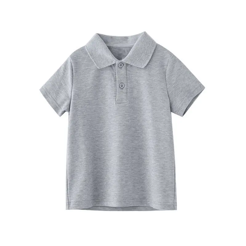 Children's Blue Polo T-Shirt Boys Girls Primary School Uniforms — feature 6