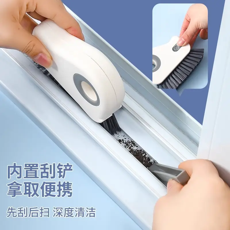 Household Window Groove Cleaner Groove Gap Brush Window Gap Door Gap Groove Dust Removal Dust Sweeping Cleaning Brush