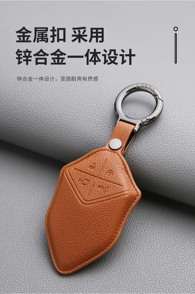 Deep Blue Key Ring with Leather Cover S7 S05 S07 — feature 8