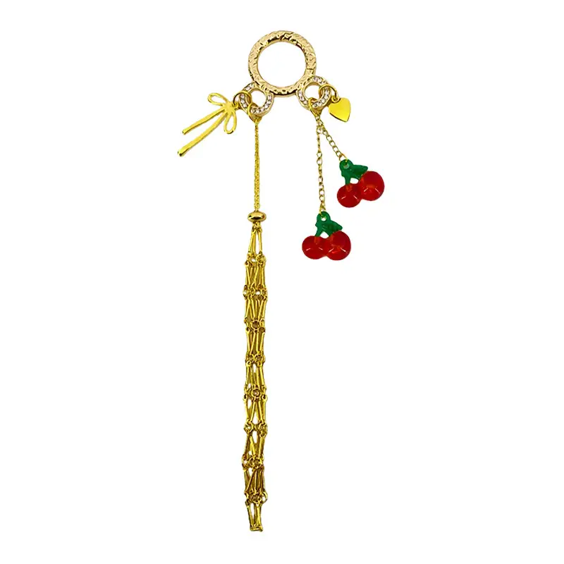 Cute Style High-End Personalized Love Mirror Pendant Stainless Steel Versatile Lipstick Mesh Keychain Pendant Wholesale Office, culture - Image 12