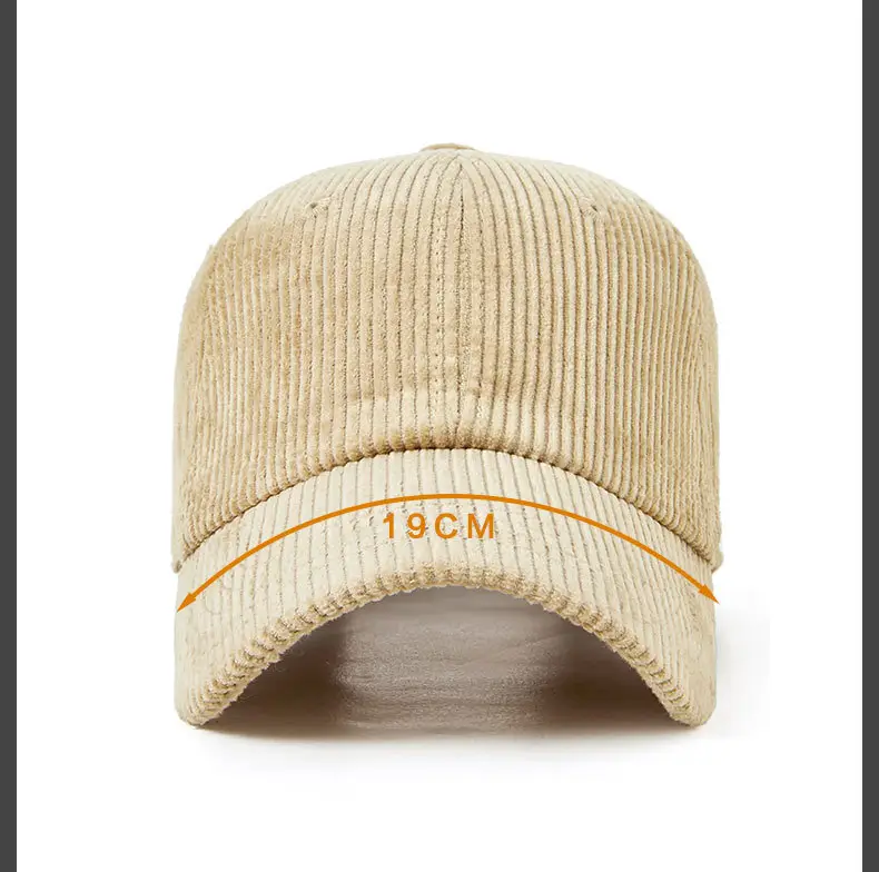 Purple Corduroy Peaked Cap for Men Winter Warm — feature 18