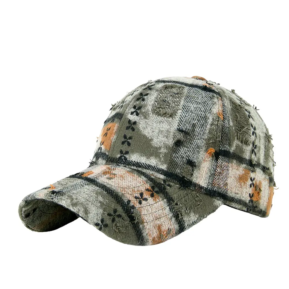 Winter Plaid Suede Cap for Women Middle Age Elderly - Image 8