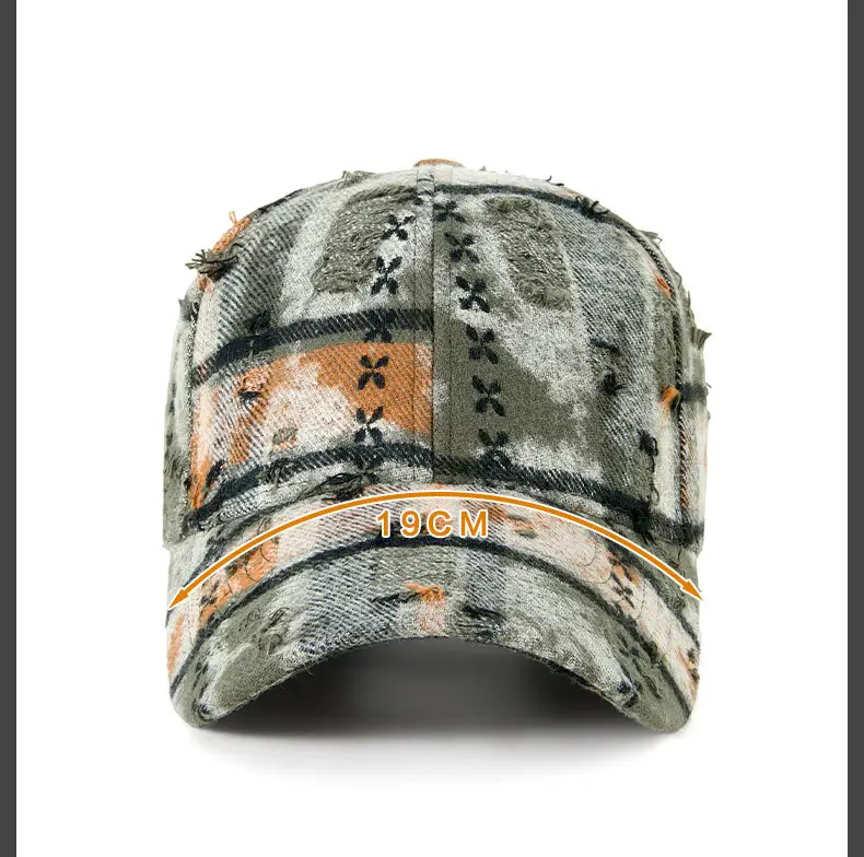 Winter Plaid Suede Cap for Women Middle Age Elderly — feature 19