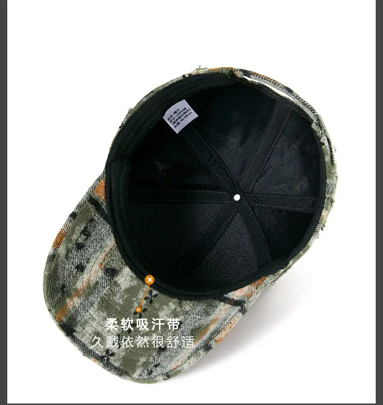 Winter Plaid Suede Cap for Women Middle Age Elderly — feature 21