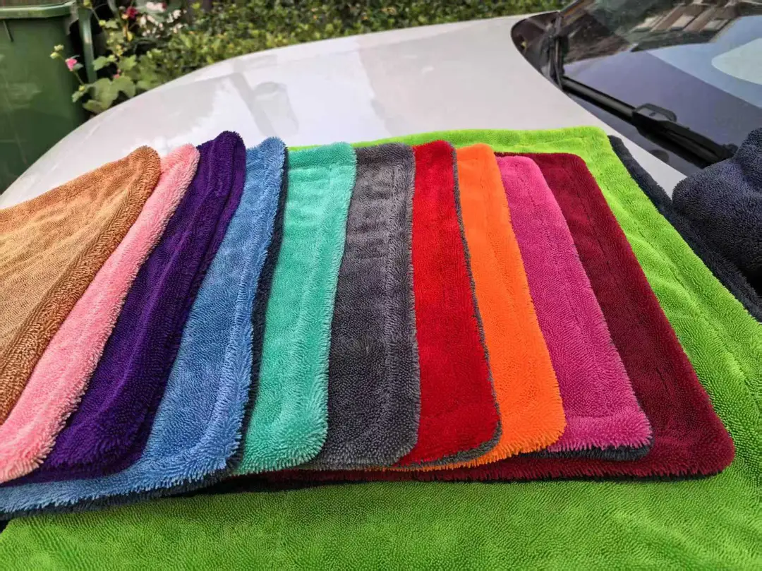 Cross-Border Popular Car Accessories Double-Sided Braided Car Cleaning Towel Twisted Cloth Double-Layer Car Towel Thickened Cleaning Cloth — feature 13