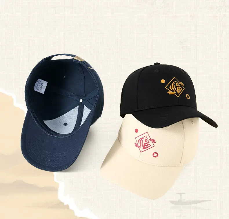 Festive Lucky Character Cotton Baseball Cap for Men — feature 8