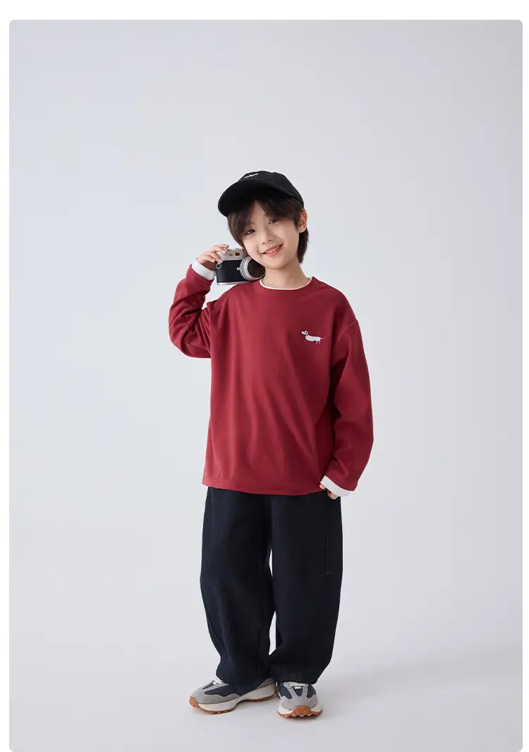 Haima Boys Winter Grey T-Shirt 2025 Winter Wear — feature 15