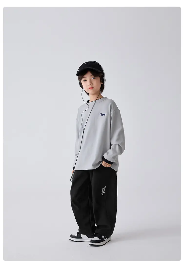 Haima Boys Winter Grey T-Shirt 2025 Winter Wear — feature 9