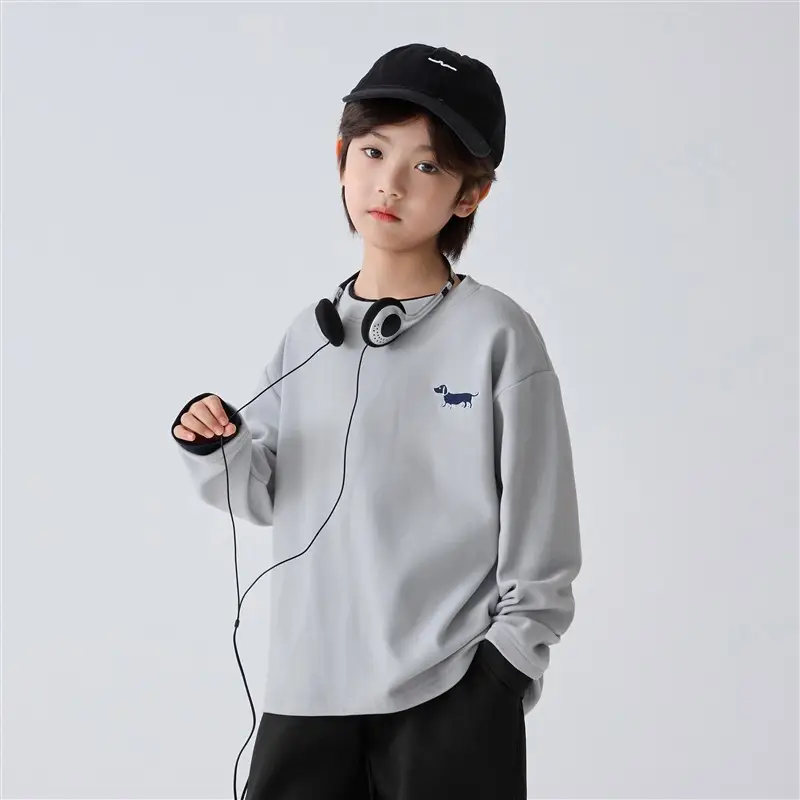Haima Boys Winter Grey T-Shirt 2025 Winter Wear - Image 2