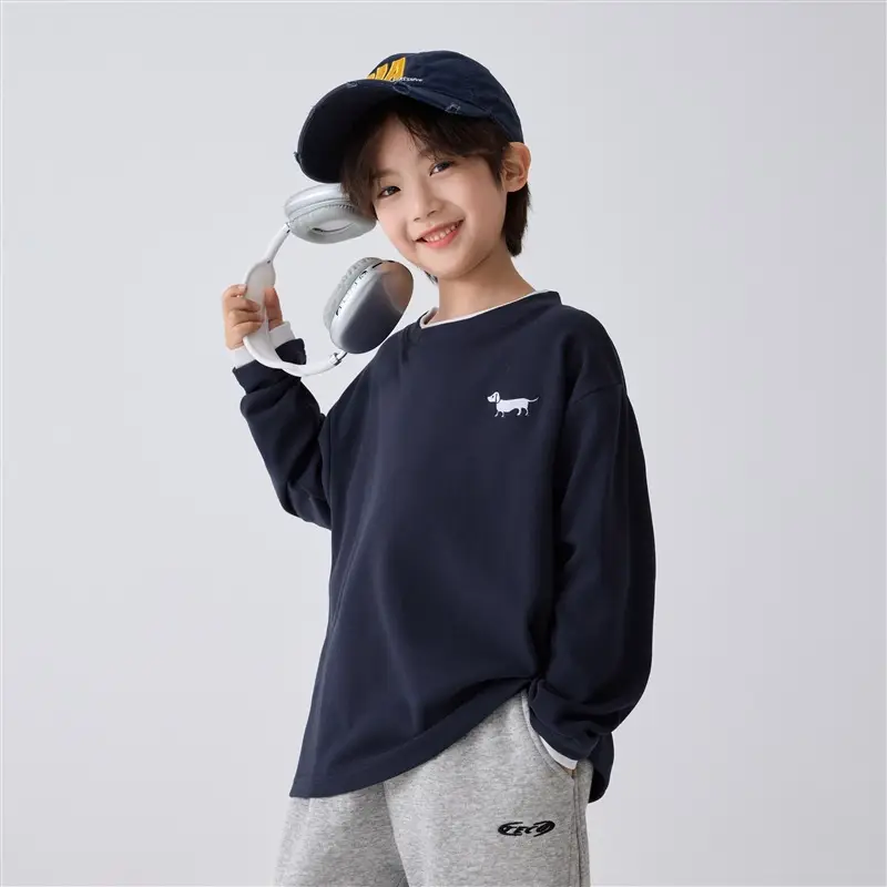 Haima Boys Winter Grey T-Shirt 2025 Winter Wear - Image 3