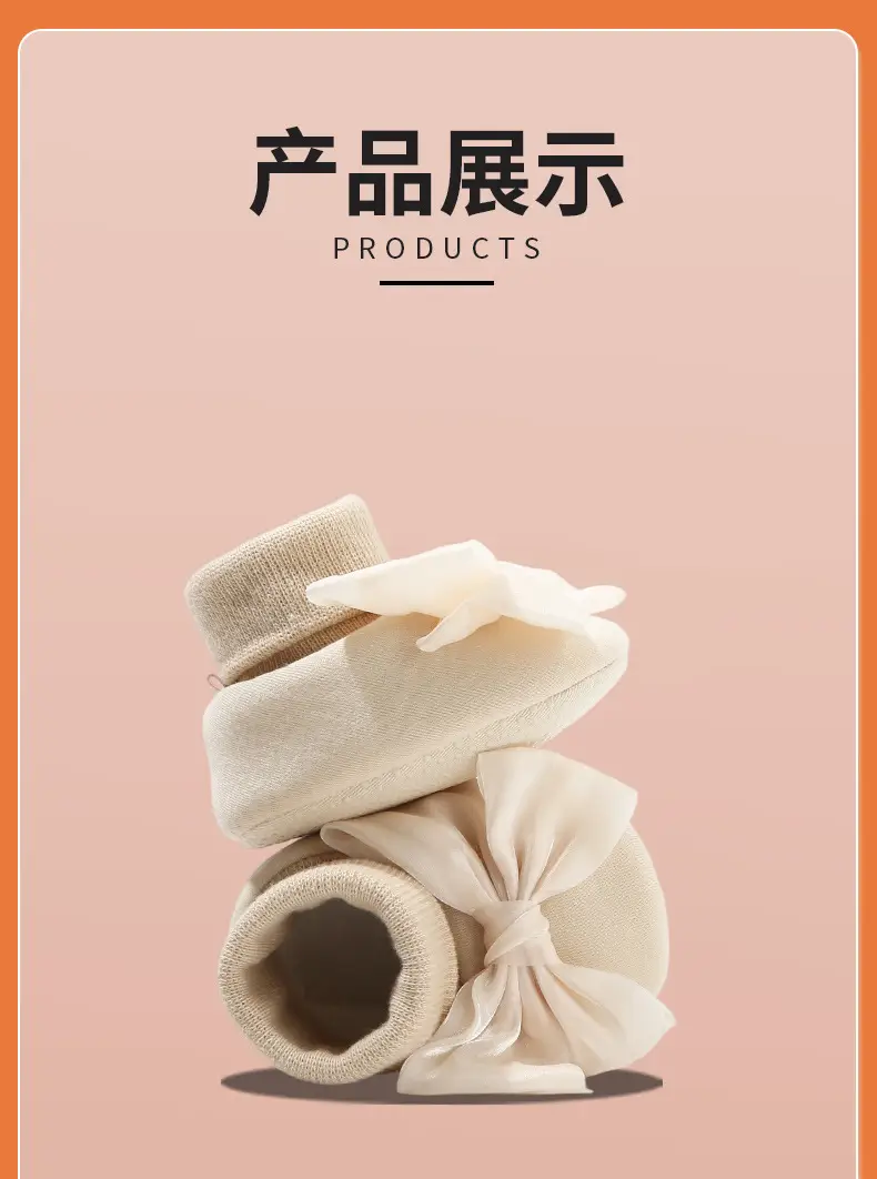 Winter Newborn Baby Shoes and Socks, Infant and Toddler Hug Shoes, Baby Girl's Velvet Thickeneded Shoes, Warm Cotton Shoes, Autumn and Winter Styles — feature 23