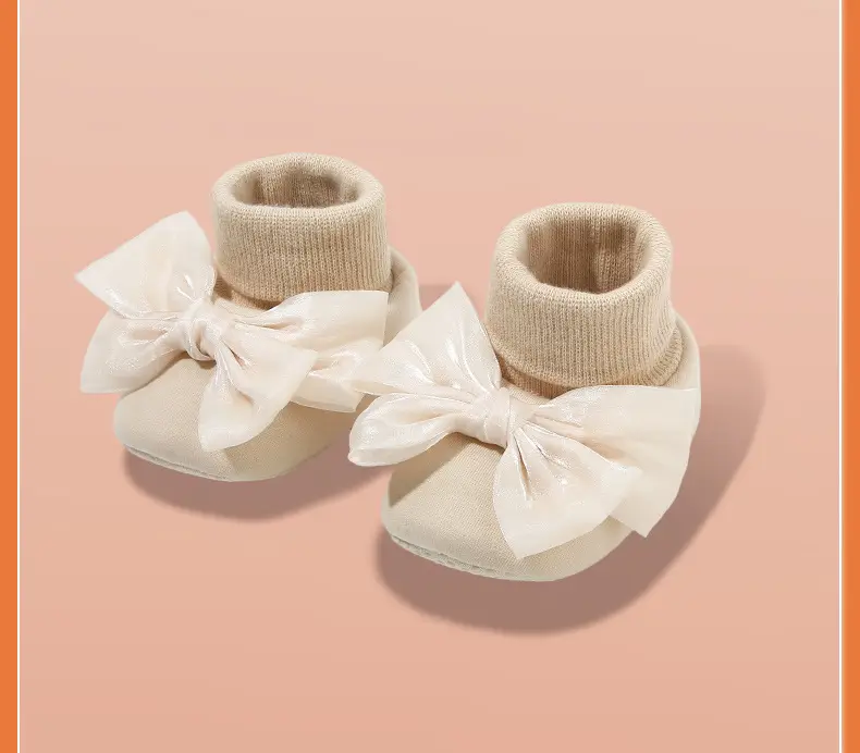 Winter Newborn Baby Shoes and Socks, Infant and Toddler Hug Shoes, Baby Girl's Velvet Thickeneded Shoes, Warm Cotton Shoes, Autumn and Winter Styles — feature 24