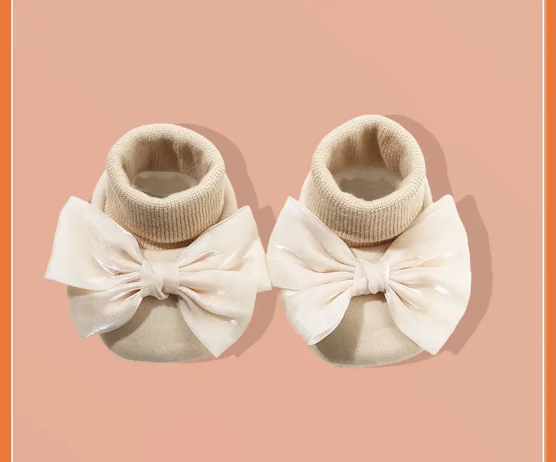 Winter Newborn Baby Shoes and Socks, Infant and Toddler Hug Shoes, Baby Girl's Velvet Thickeneded Shoes, Warm Cotton Shoes, Autumn and Winter Styles — feature 25