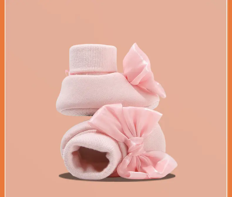 Winter Newborn Baby Shoes and Socks, Infant and Toddler Hug Shoes, Baby Girl's Velvet Thickeneded Shoes, Warm Cotton Shoes, Autumn and Winter Styles — feature 26