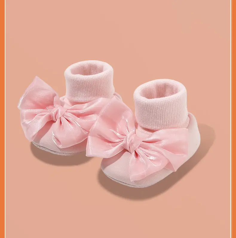 Winter Newborn Baby Shoes and Socks, Infant and Toddler Hug Shoes, Baby Girl's Velvet Thickeneded Shoes, Warm Cotton Shoes, Autumn and Winter Styles — feature 27