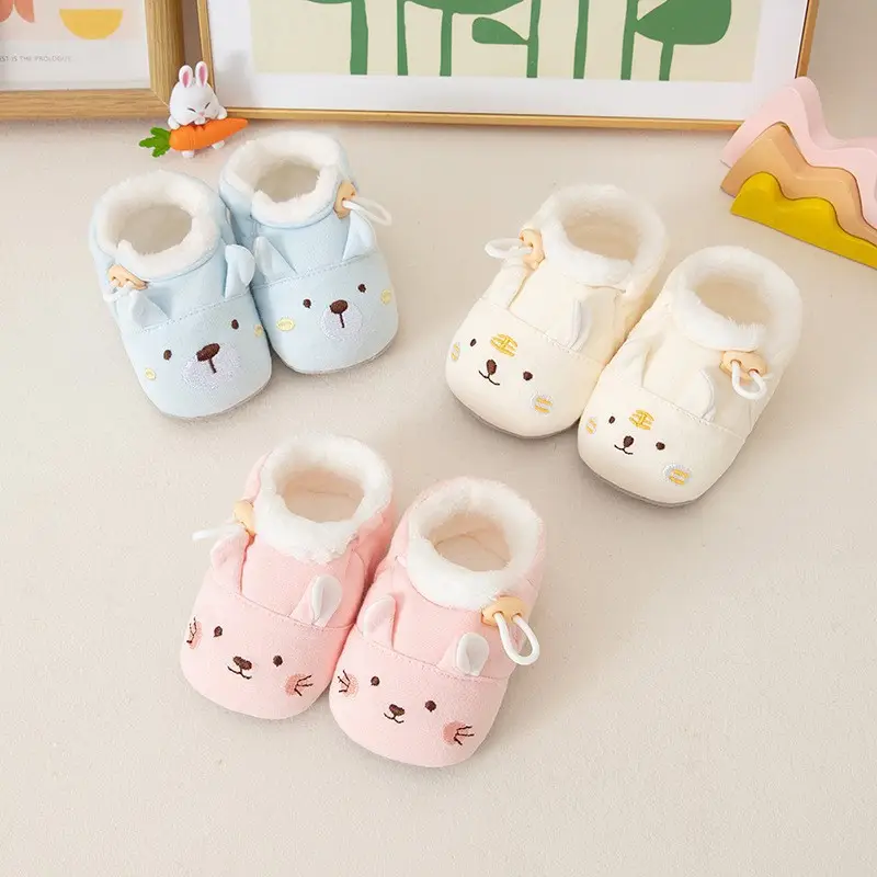 Baby Cartoon Embroidered Cotton Shoes for Kids — feature 5