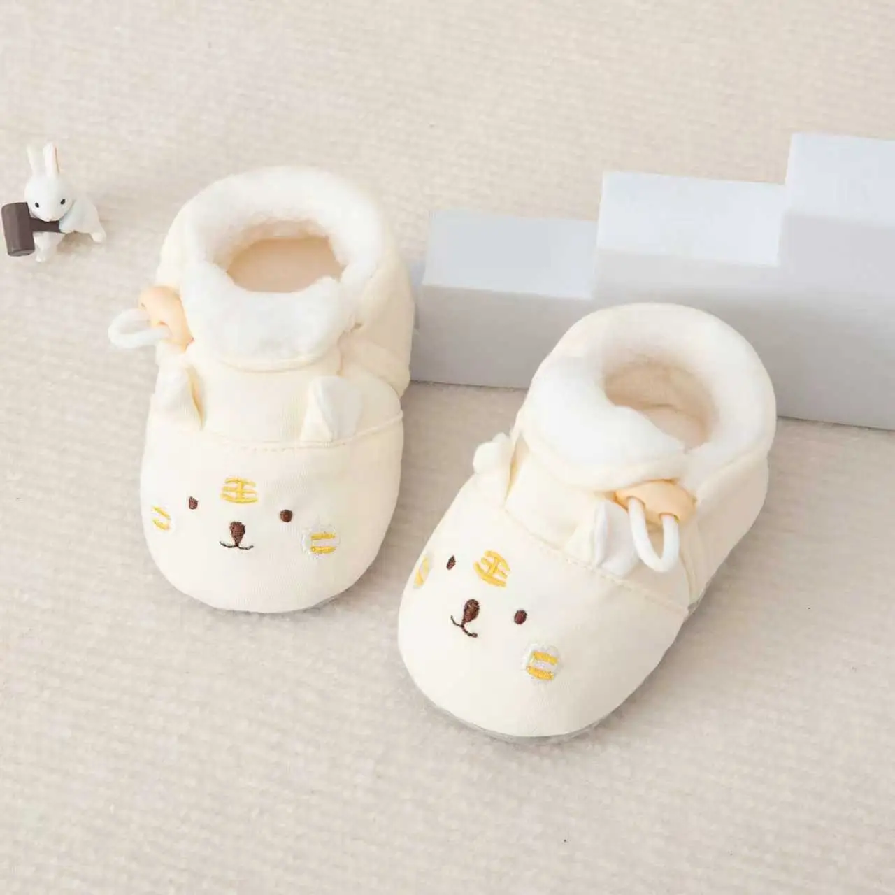 Baby Cartoon Embroidered Cotton Shoes for Kids