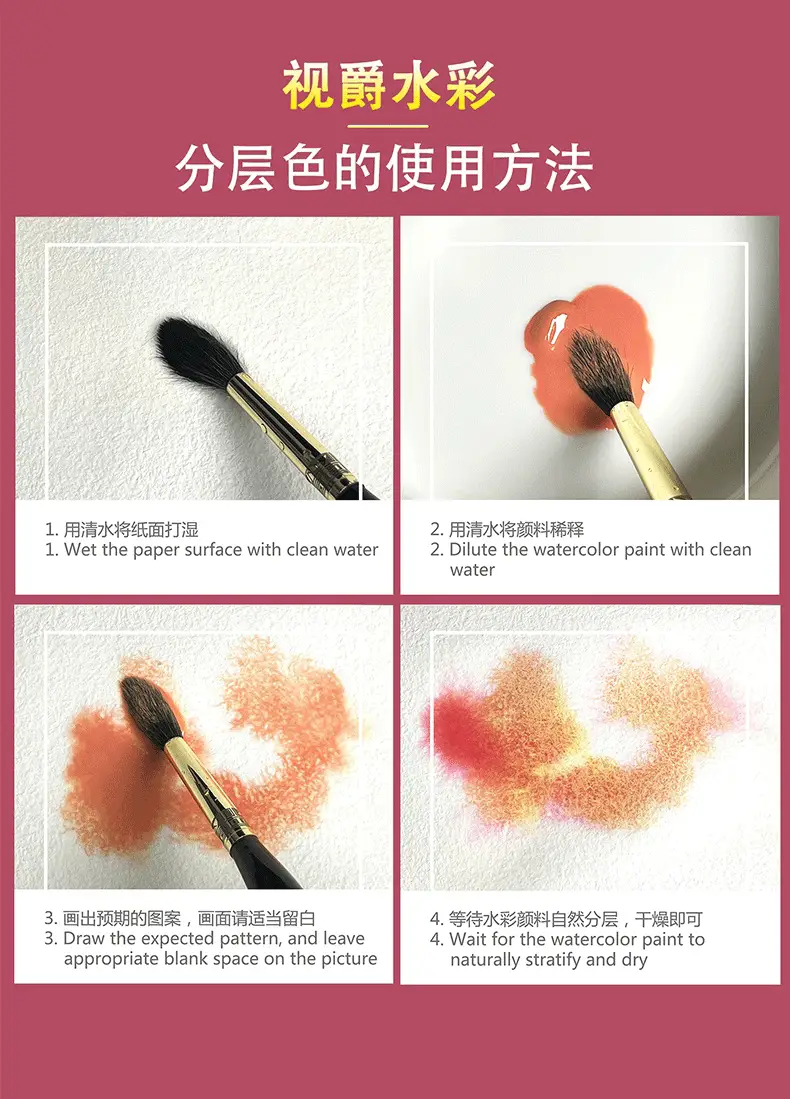 Shijue Layered Color Tubular Watercolor Paint Set Master Professional Grade Art Student Special Painting Special Precipitation Color — feature 3