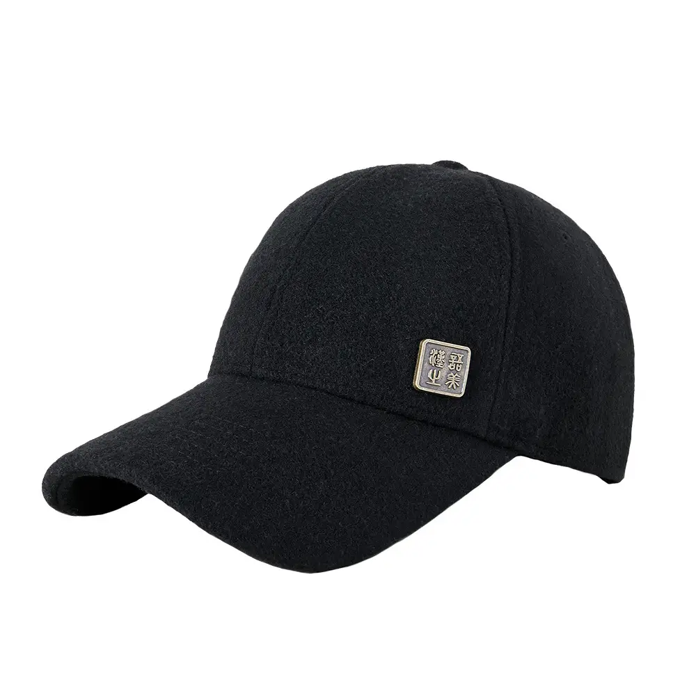 Men's Autumn Winter Baseball Caps with Metal Logo - Image 8