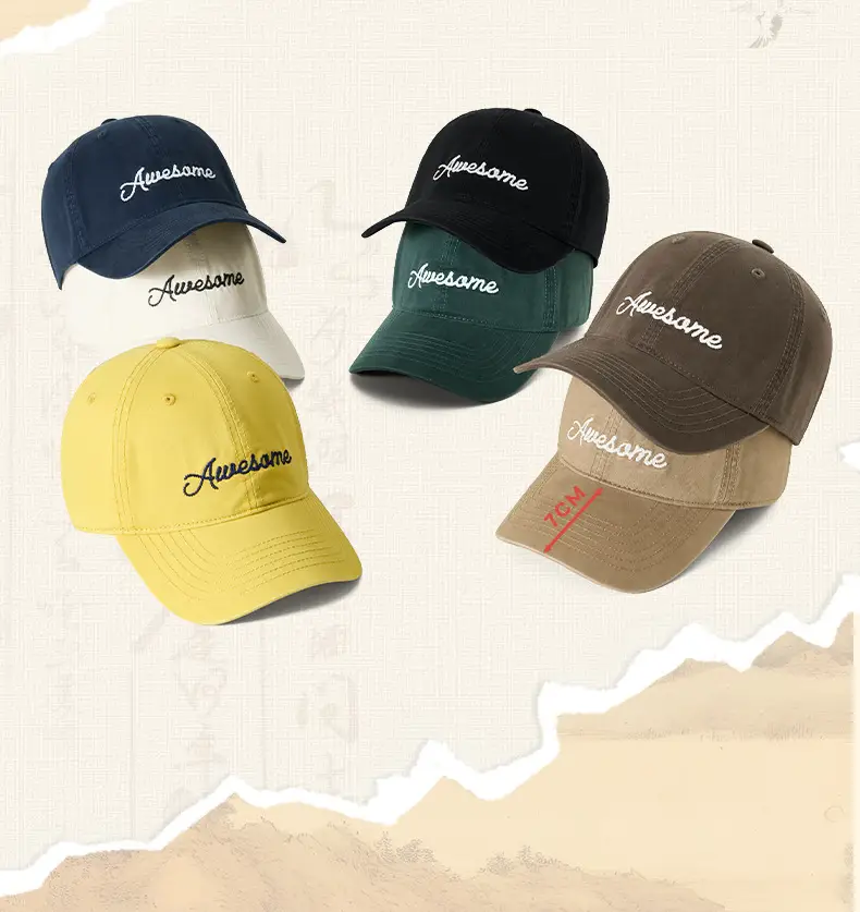 Men Cotton Baseball Cap with "Iwasame" Embroidery — feature 10