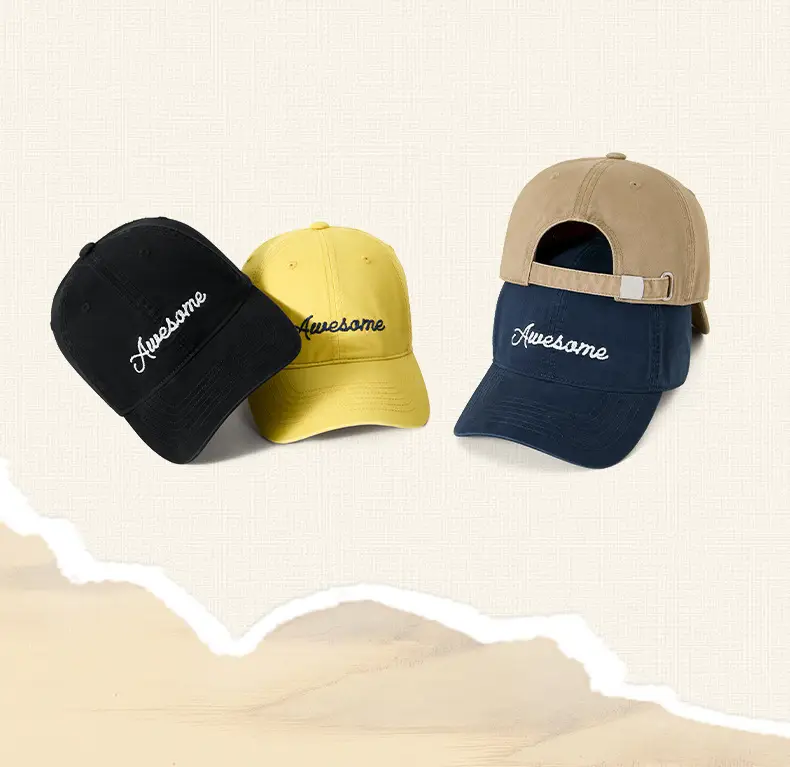 Men Cotton Baseball Cap with "Iwasame" Embroidery — feature 12